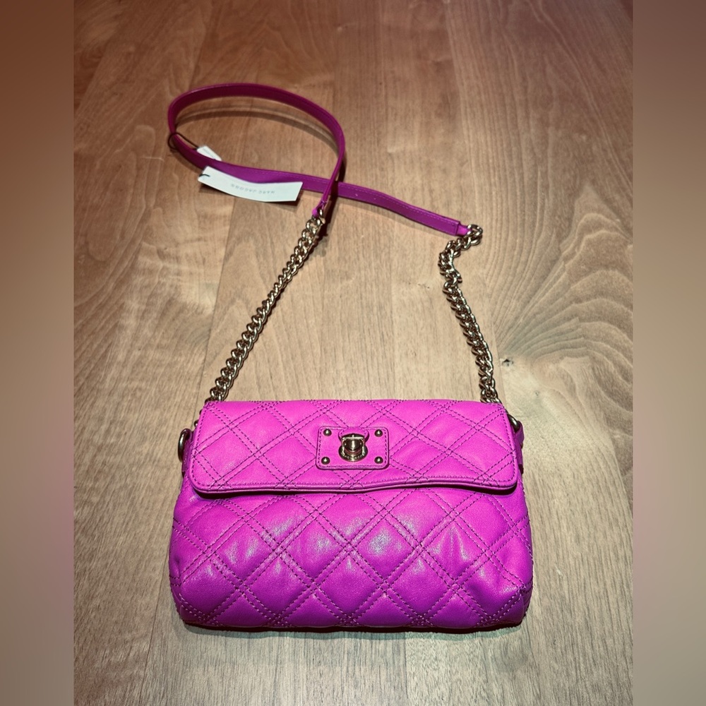 Marc Jacobs THE SINGLE crossbody quilted leather purse